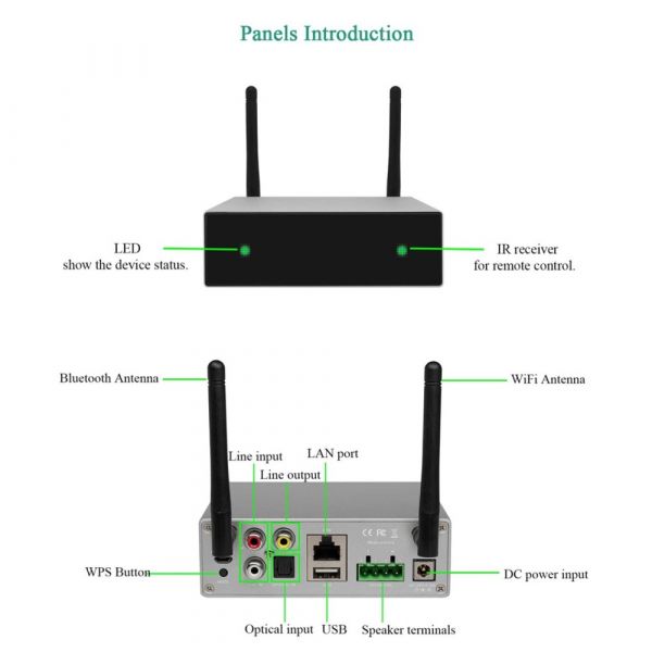 DSPPA WiFi Streaming Amplifier