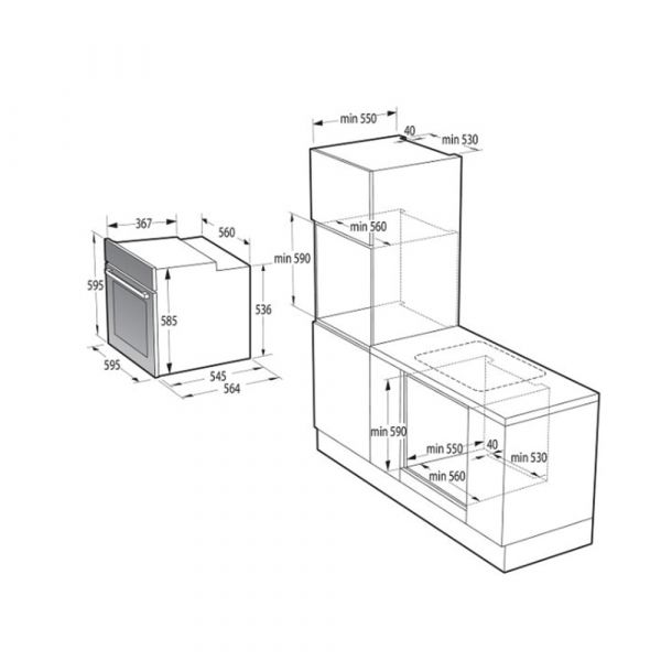 CM CLASSICO 60 Electric Oven 60cm