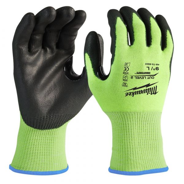 Milwaukee Hi-Vis Cut C Gloves