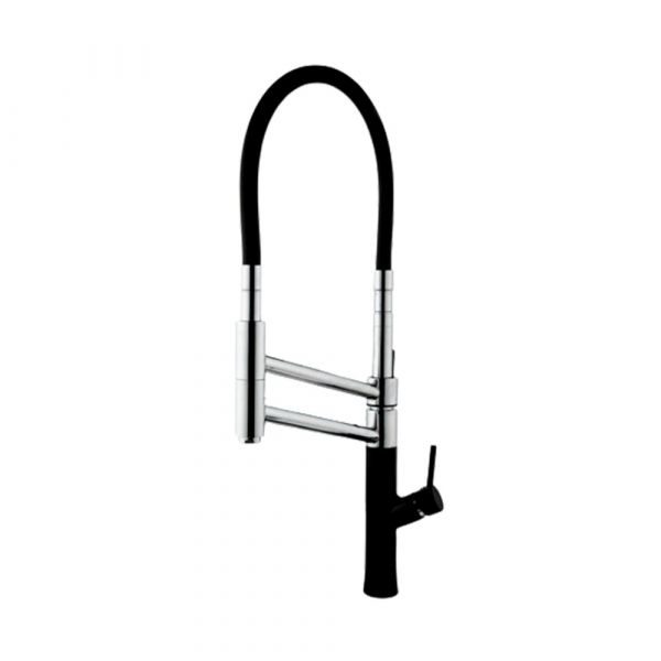CM Mixer Tap with Rubber Pull-Out Nozzle Chrome
