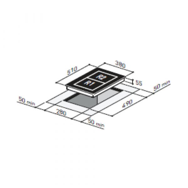 CM PIANNI SPECIALI Flexi Zone Electric Hob