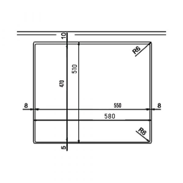 CM Galaxy 60 Gas On Glass Hob