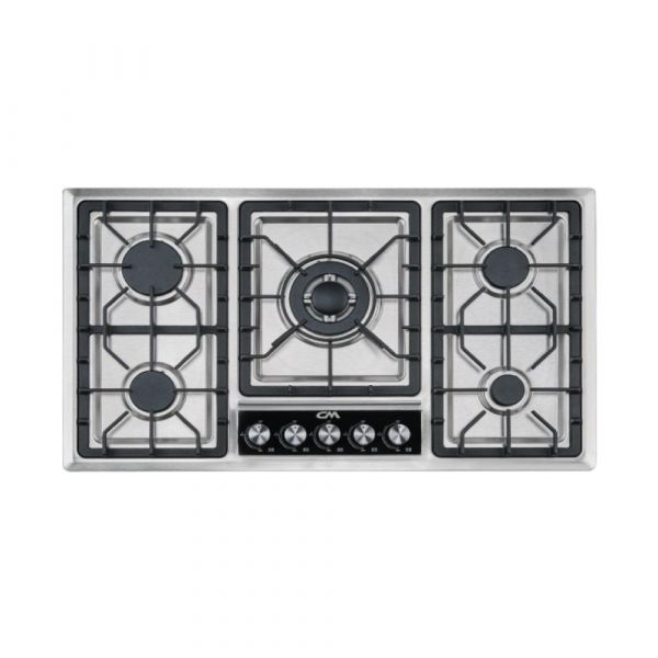 CM Panoramic Inox Gas Hob 90cm