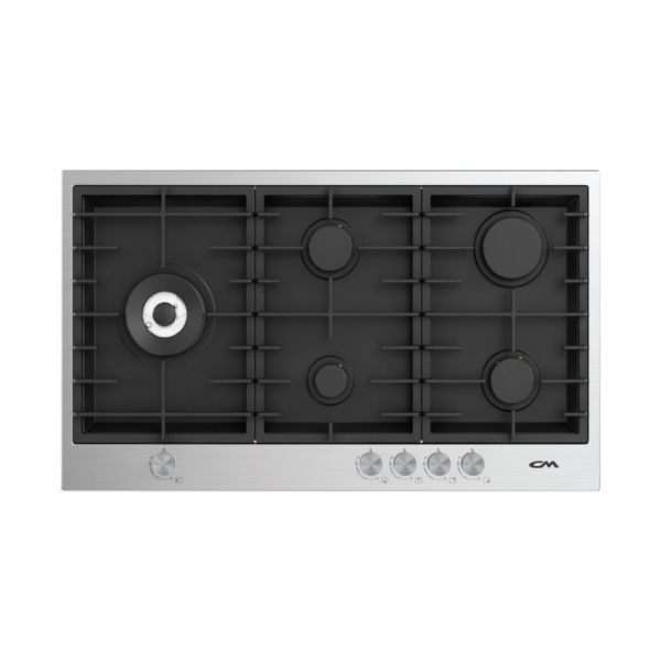 CM Twin 90 5B Inox Gas Hob 90 cm