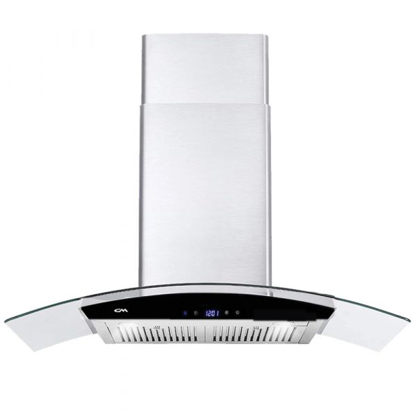 CM LUNA TWIN Wall Mount Hood Stainless Steel 90 cm