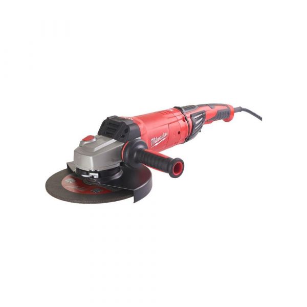 Milwaukee 2400 W Angle Grinder with Brake Anti-Kickback Protection and Avs | [AGVKB24-230 EKX]