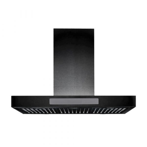 CM SHARK Wall Mount Hood Black Stainless Steel Touch Control With Remote 90cm