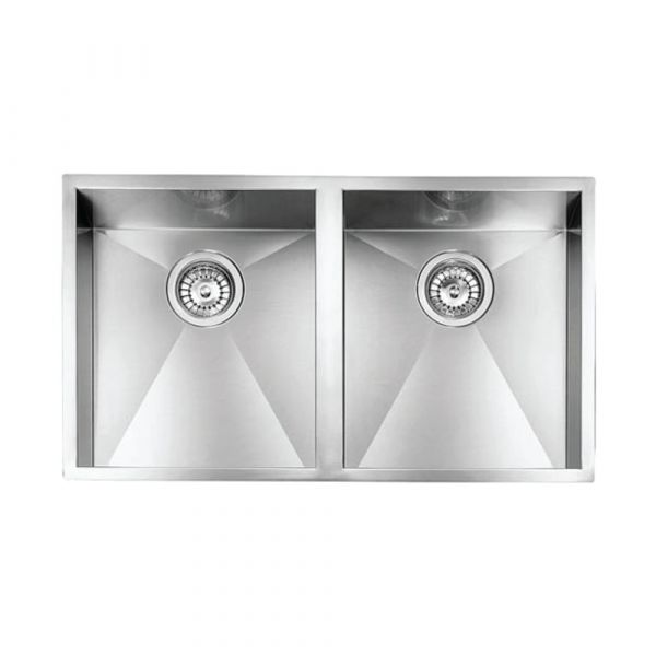 CM FILOQUADRA Single Bowl Sink Satin F3 Finish 77 x 45 x 19 cm