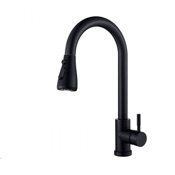 CM Pull-Out Mixer Tap Matte Black Finish