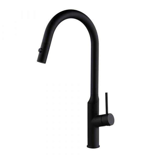 CM Pull-Out Mixer Tap Matt Black Finish