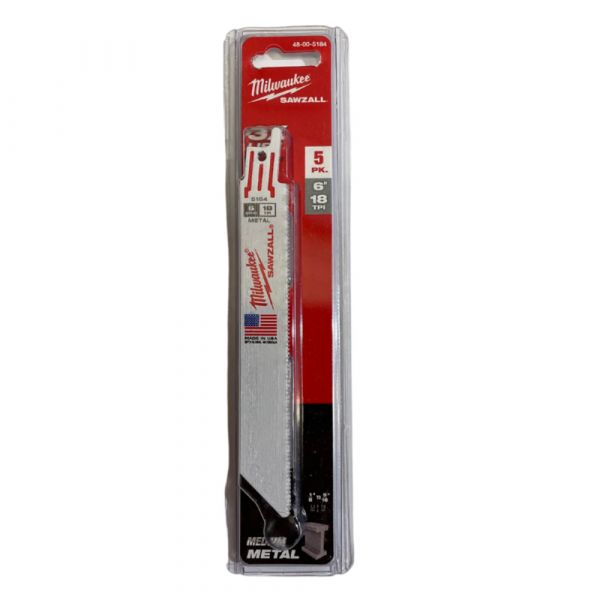 Milwaukee Sabre Saw Blade Sawzall Bi-Metal 5 Pcs