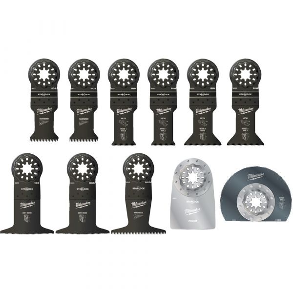 Milwaukee General Multi-Tool Blade Set 11 pcs