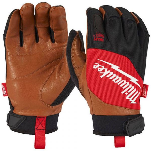 Milwaukee Hybrid Leather Gloves M/8