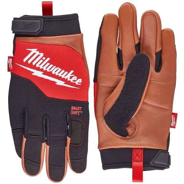 Milwaukee Hybrid Leather Gloves M/8