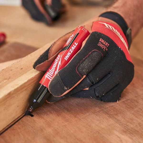 Milwaukee Hybrid Leather Gloves M/8