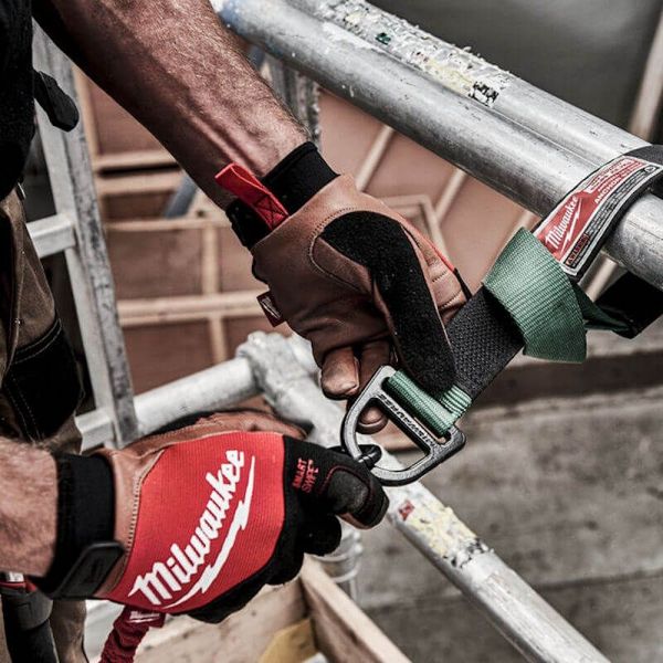 Milwaukee Hybrid Leather Gloves M/8