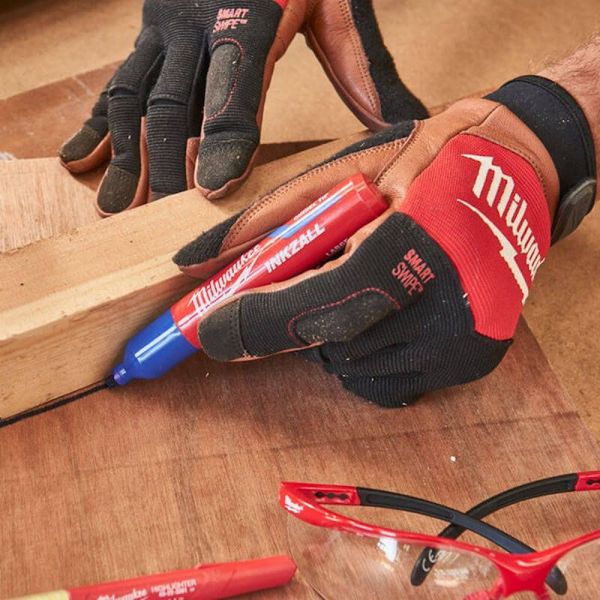 Milwaukee Hybrid Leather Gloves M/8