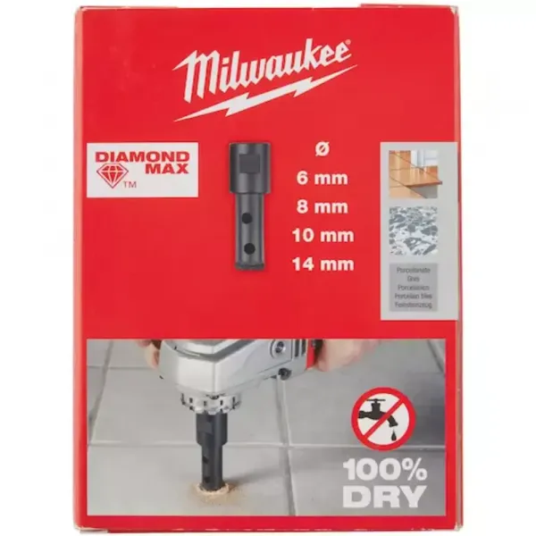 Milwaukee M14 Diamond Drill Set 4 Pcs
