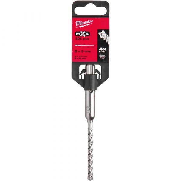 Milwaukee SDS-Plus MX4 Drill Bit 4-Cut