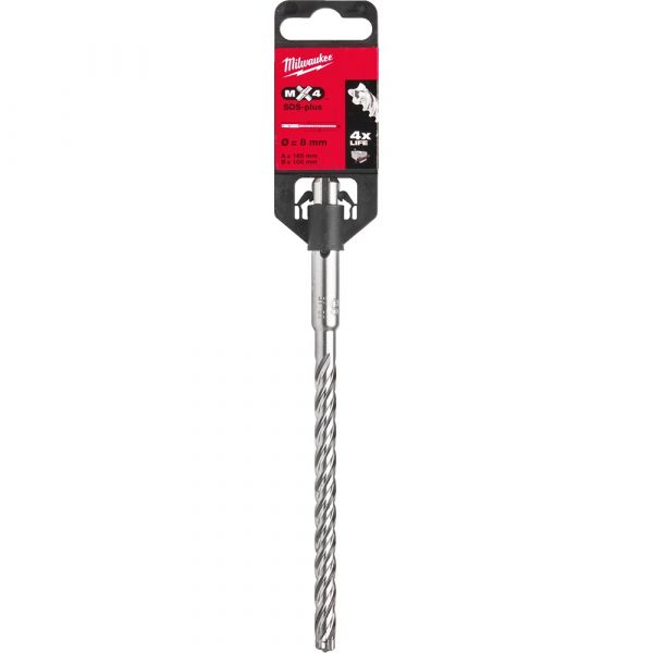 Milwaukee SDS-Plus MX4 Drill Bit 4-Cut