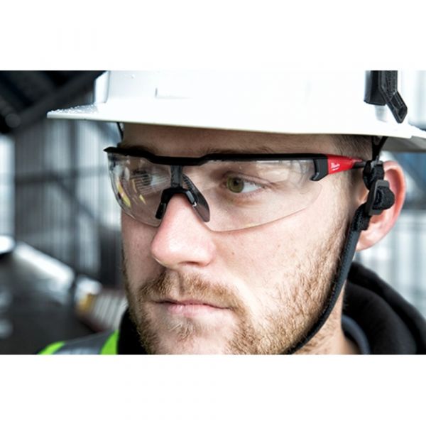 Milwaukee Safety Glasses Clear Anti-Scratch Lense