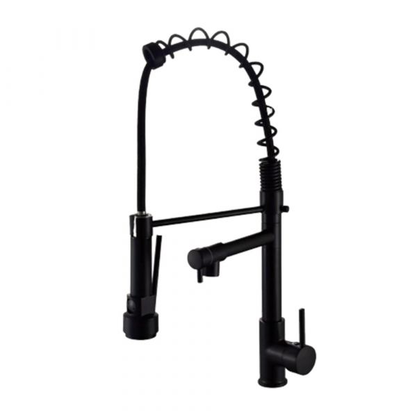 CM Pull-Out Tap with Spray Black Color