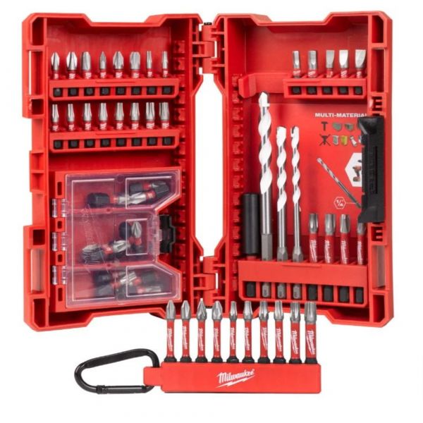 Milwaukee Shockwave Screwdriver/Drill Bit Set 54 Pcs