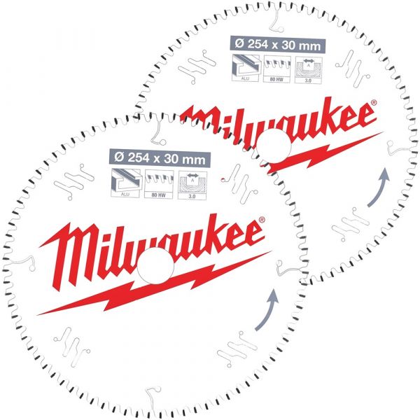 Milwaukee Circular Saw Blades Twin Pack 2 Pcs