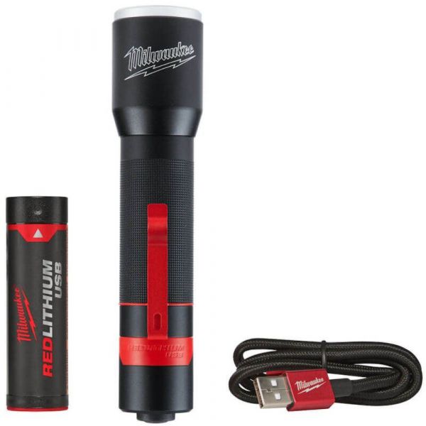 Milwaukee L4MLED-201 4V Red Lithium USB True View Flash Light