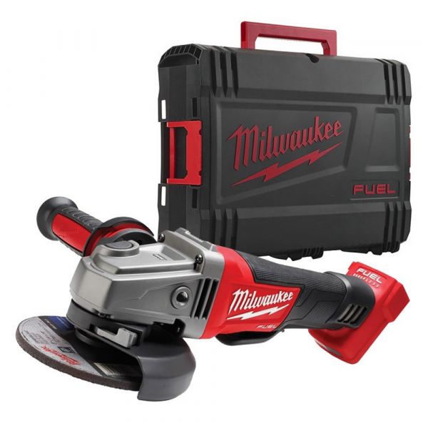 Milwaukee Angle Grinder 125 mm18V FUEL™ Paddle Switch In Case Without Equipment