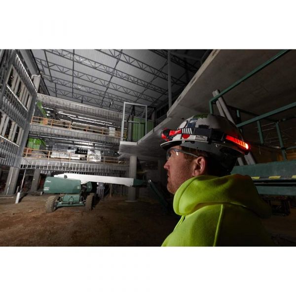 Milwaukee L4HL-VIS-201 4V Red Lithium USB TrueView Hi-Vis Head Lamp