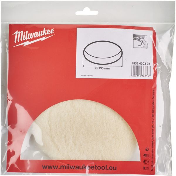 Milwaukee Lambswool Polishing Bonne 135mm