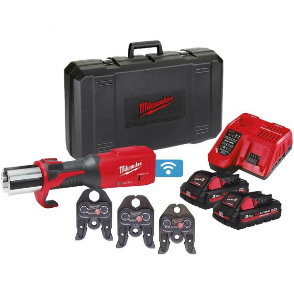 Milwaukee M18 Force Logic Brushless Press Tool with One-Key [M18ONEBLHPT-302C M-Set]