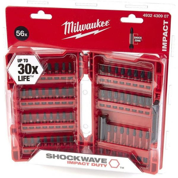 Milwaukee SHOCKWAVE Impact Duty Bit Set 56pcs
