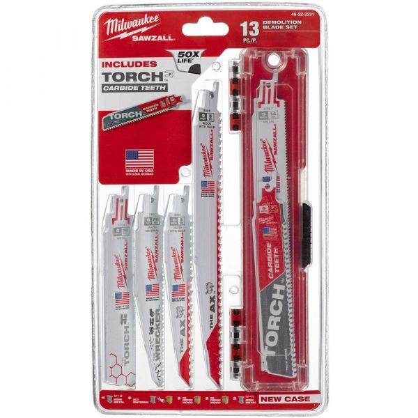 Milwaukee Sawzall Set 13pcs