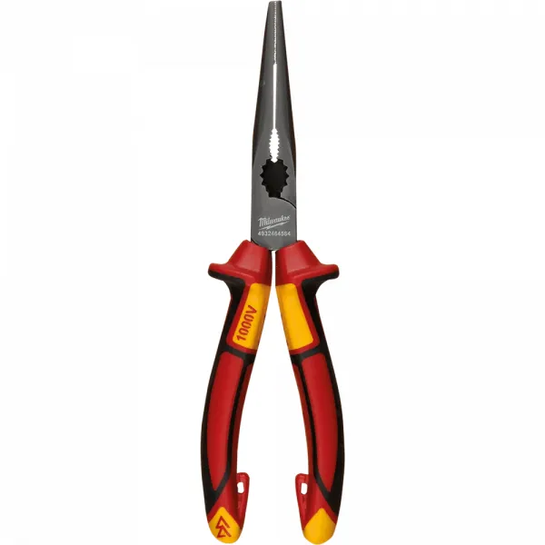 Milwaukee VDE Long Round Nose Pliers 205mm
