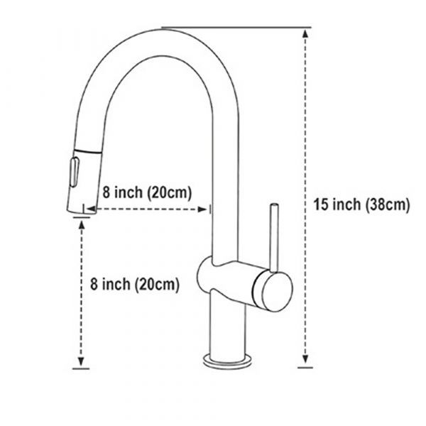Suizak Kitchen Faucet with Pull-out Spray
