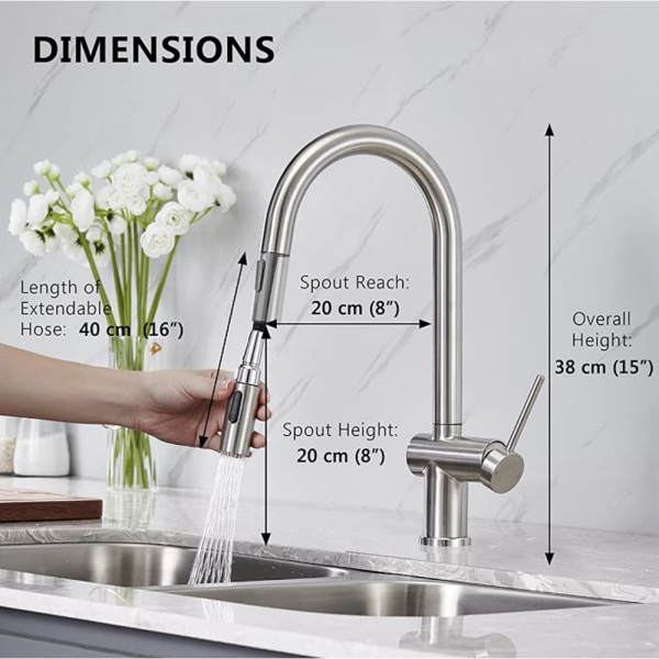 Suizak Kitchen Faucet with Pull-out Spray