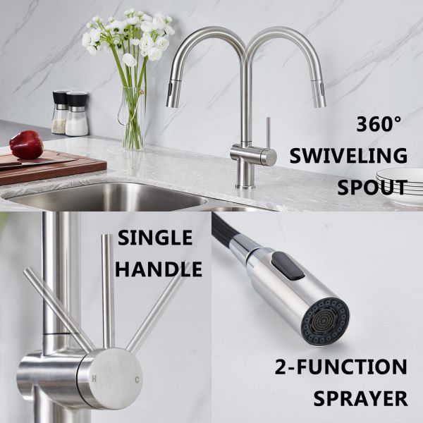 Suizak Kitchen Faucet with Pull-out Spray