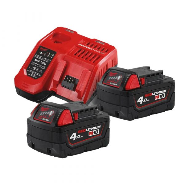 Milwaukee M18™ Battery & Charger Starter Kit 4.0Ah NRG Pack