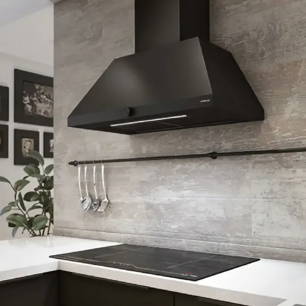 Airforce Iconic 80cm Matte Black Max Air Flow Hood