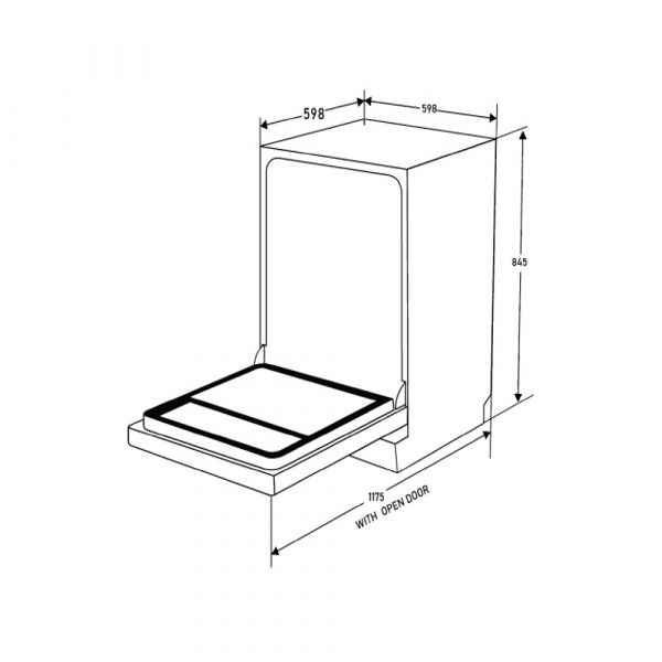 CM Freestanding Dishwasher