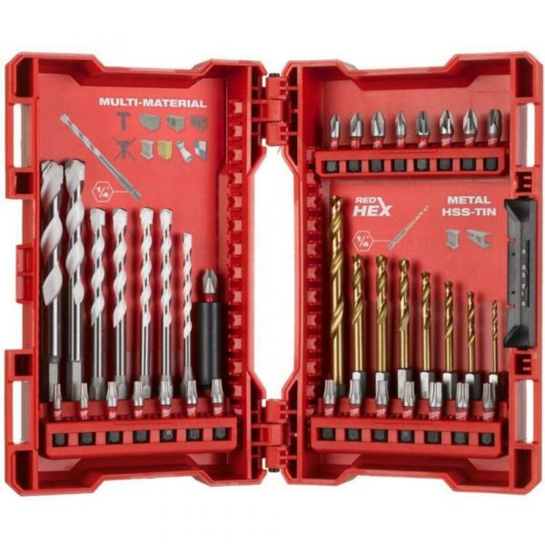 Milwaukee Shockwave Drill And Impact Set 39-Piece