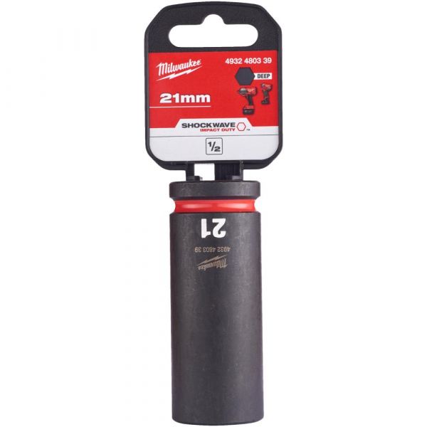 Milwaukee Shockwave Impact Duty 1/2" Impact Cap Deep