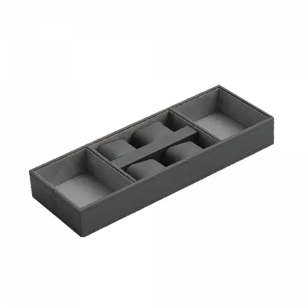 CM Multifunctional Watch Box Grey Leather
