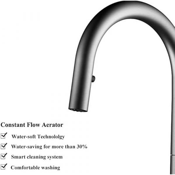CM RP9080-GGR Pull Out Mixer Gun Grey Finish CM RP9080-GGR Pull Out Mixer Gun Grey Finish