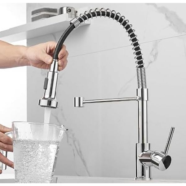 CM SL-4731 Brushed Nickel Chrome Pull-Out Mixer CM SL-4731 Brushed Nickel Chrome Pull-Out Mixer