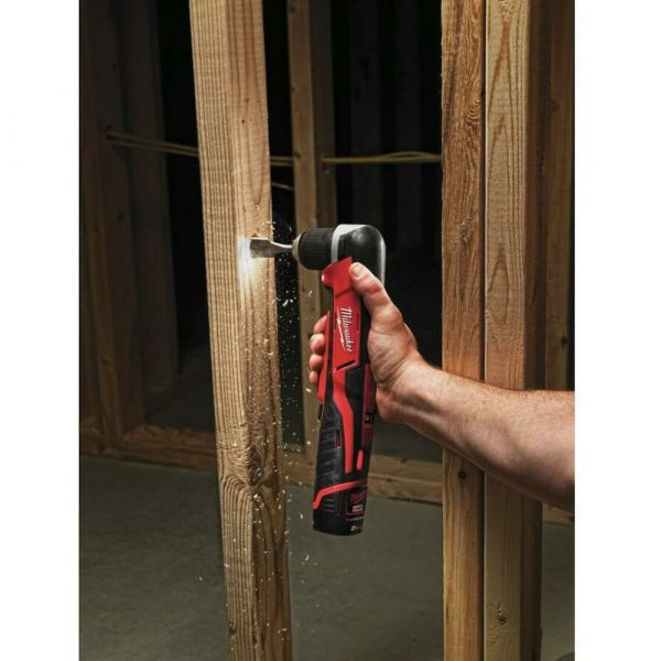 Milwaukee C12 RAD-202B M12 Fuel Angle Cordless Drill in Transport Bag (2 x 2.0 Ah battery + charger)