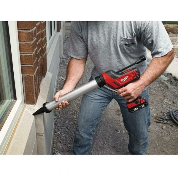 Milwaukee C18 PCG/400T M18 Heavy Duty Cordless Kit/Glue Gun 400ml in Transport Bag (1x 2.0Ah battery + charger)