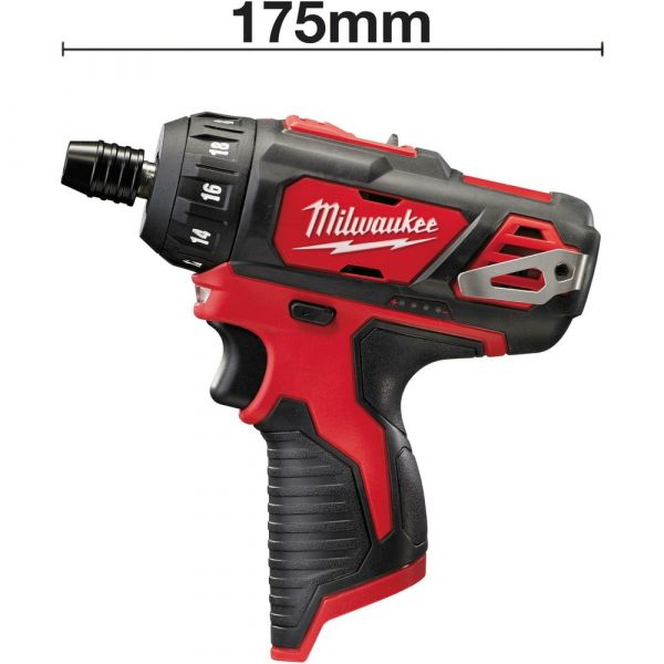 Milwaukee M12 BD-0 Subcompact Cordless Screwdriver (without battery and charger)
